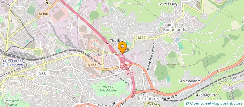 localisation de l'entreprise SCI CEKA  SAINT-JEAN-BONNEFONDS