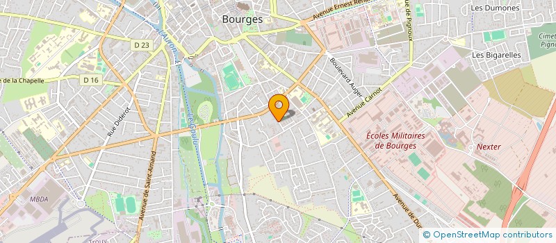 localisation de l'entreprise SCI CEKA  BOURGES