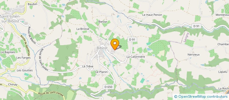 localisation de l'entreprise SCI CEKI  SAINT-JULIEN-SUR-BIBOST