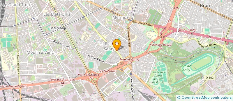 localisation de l'entreprise SCI CELA  LYON