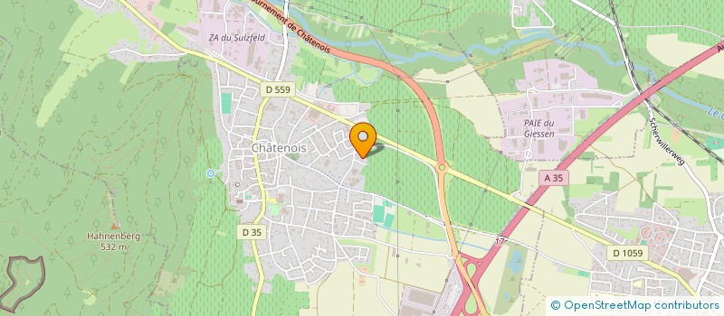 localisation de l'entreprise SCI CELAAR  CHATENOIS