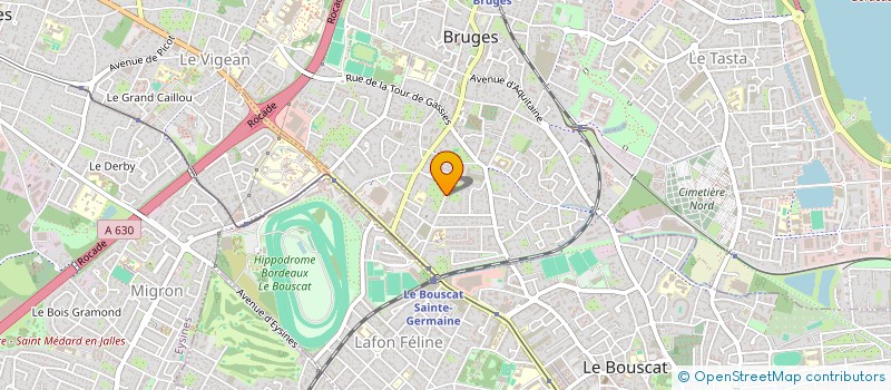 localisation de l'entreprise SCI CELABO  BRUGES