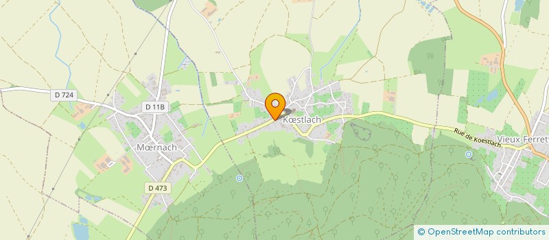 localisation de l'entreprise SCI CELAL  KOESTLACH