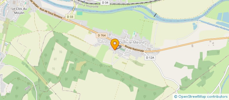 localisation de l'entreprise SCI CELAN37  CHARLEVILLE-MEZIERES