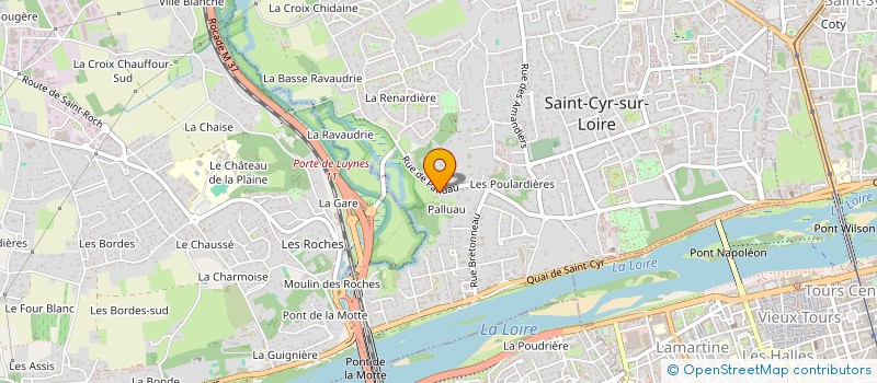 localisation de l'entreprise SCI CELANDRE  SAINT-CYR-SUR-LOIRE