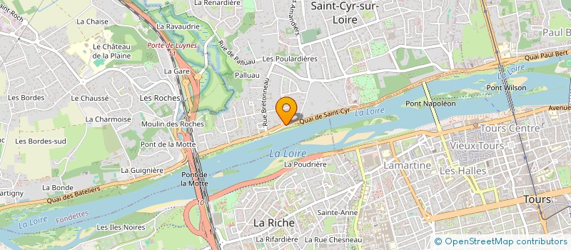 localisation de l'entreprise SCI CELANE à SAINT-CYR-SUR-LOIRE