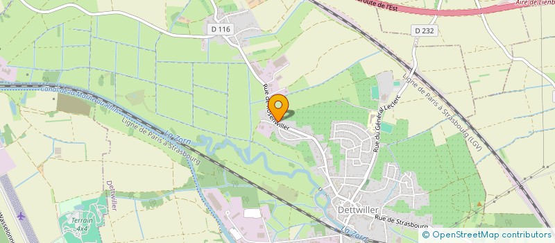 localisation de l'entreprise SCI CELANE  DETTWILLER