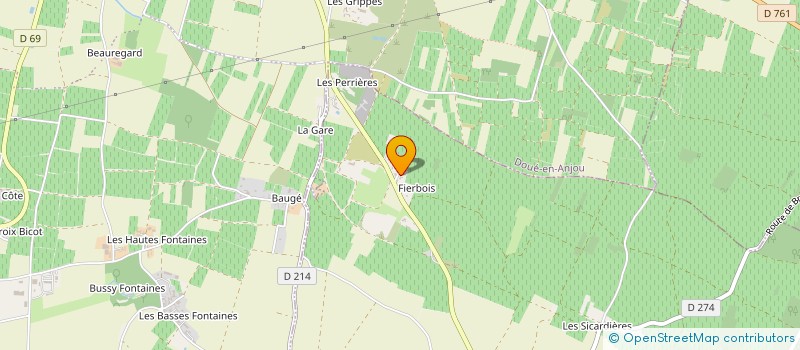 localisation de l'entreprise SCI CELANG  VAUDELNAY