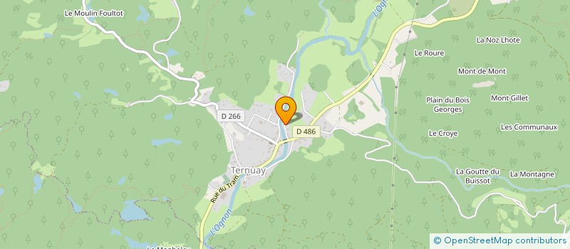 localisation de l'entreprise SCI CELANIE  TERNUAY-MELAY-ET-SAINT-HILAIRE