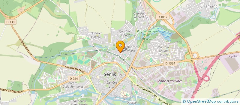 localisation de l'entreprise SCI CELANNE  SENLIS