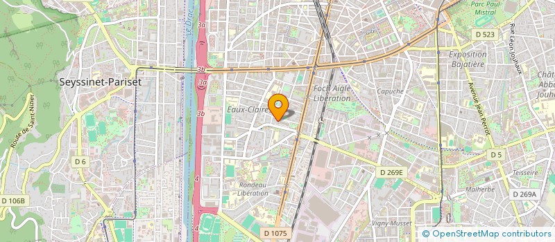 localisation de l'entreprise SCI CELANT  GRENOBLE