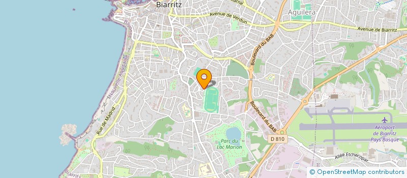 localisation de l'entreprise SCI CELAS à BIARRITZ