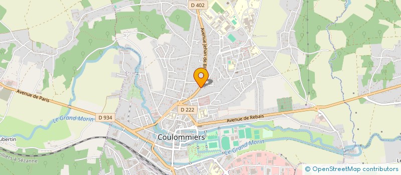 localisation de l'entreprise SCI CELASTOL à COULOMMIERS