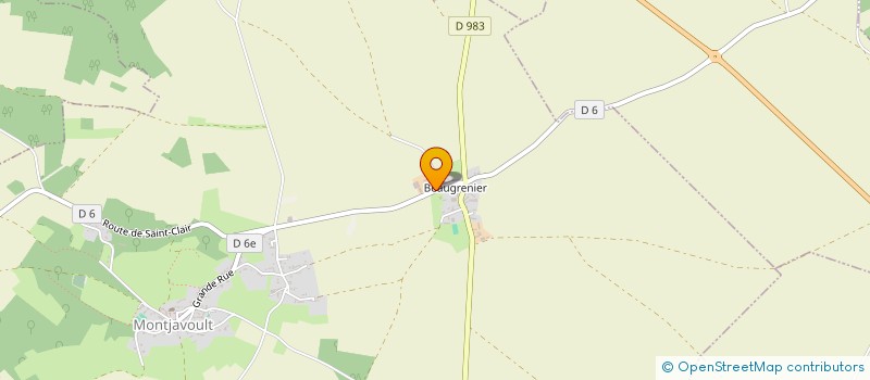 localisation de l'entreprise SCI CELAUGI  MONTJAVOULT