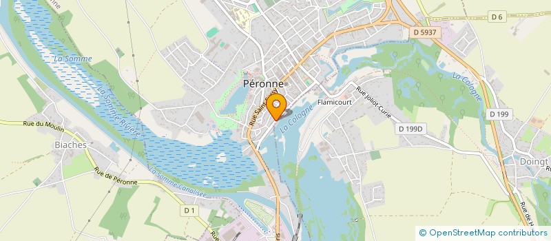 localisation de l'entreprise SCI CELAUMAX à PERONNE