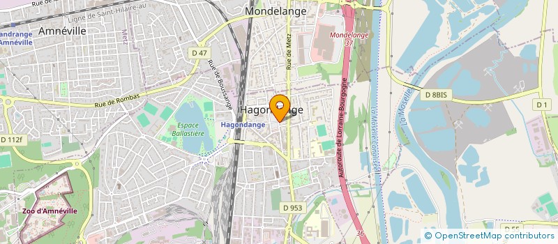 localisation de l'entreprise SCI CELAUR à HAGONDANGE