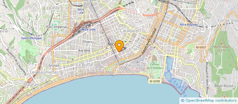localisation de l'entreprise SCI CELAUR à NICE
