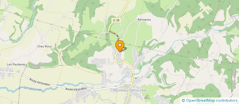 localisation de l'entreprise SCI CELAUR  MOIDIEU-DETOURBE