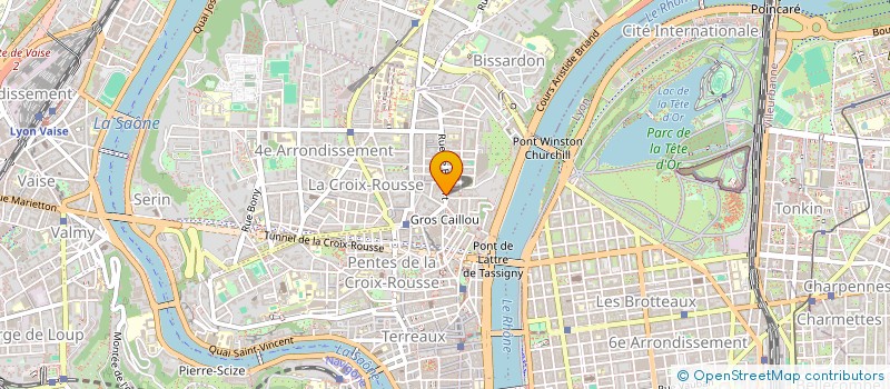 localisation de l'entreprise SCI CELBEL  LYON