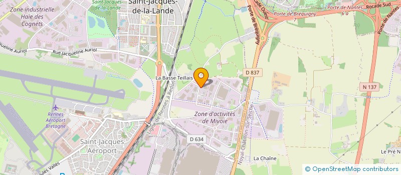 localisation de l'entreprise SCI CELCOM  SAINT-JACQUES-DE-LA-LANDE