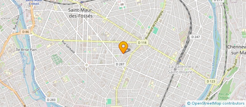 localisation de l'entreprise SCI CELCYR à SAINT-MAUR-DES-FOSSES