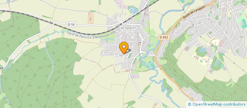 localisation de l'entreprise SCI CELEBI  CARSPACH