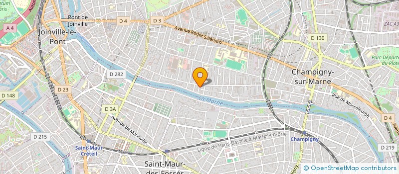 localisation de l'entreprise SCI CELEJA  CHAMPIGNY-SUR-MARNE