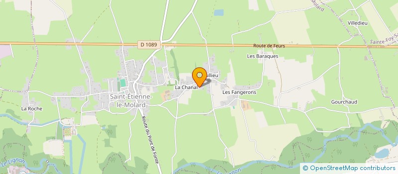 localisation de l'entreprise SCI CELEK  SAINT-ETIENNE-LE-MOLARD