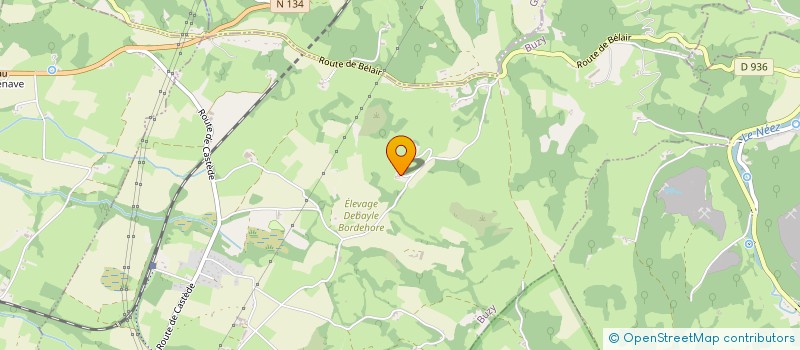 localisation de l'entreprise SCI CELENE  BUZY