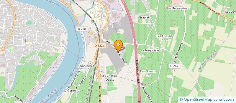 localisation de l'entreprise SCI CELENE  MERCUROL-VEAUNES