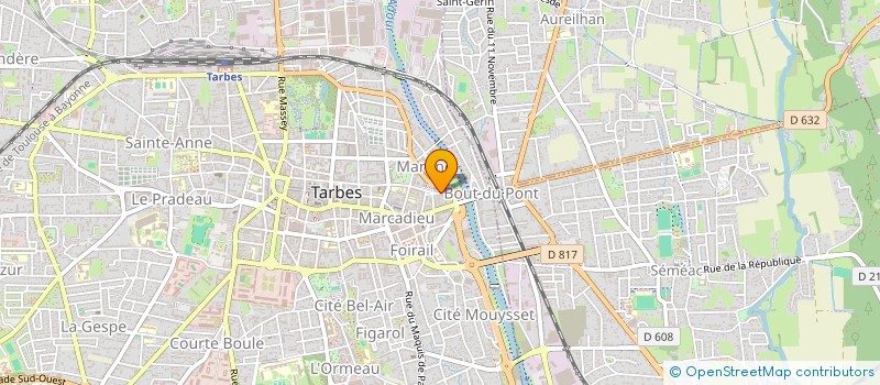 localisation de l'entreprise SCI CELERAFA  TARBES