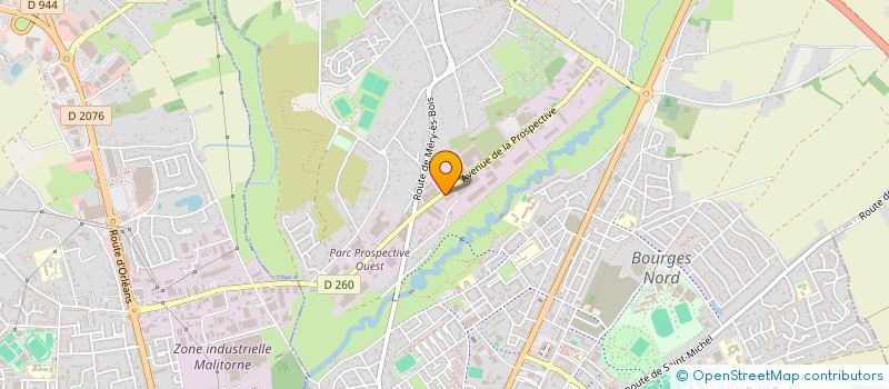 localisation de l'entreprise SCI CELES  BOURGES