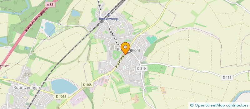 localisation de l'entreprise SCI CELESTE  LEUTENHEIM