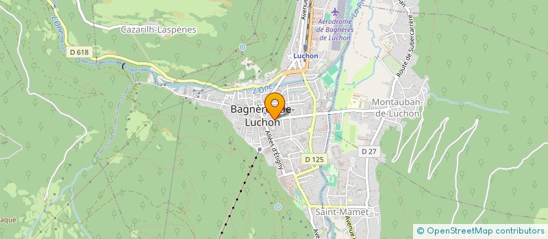 localisation de l'entreprise SCI CELESTE  BAGNERES-DE-LUCHON