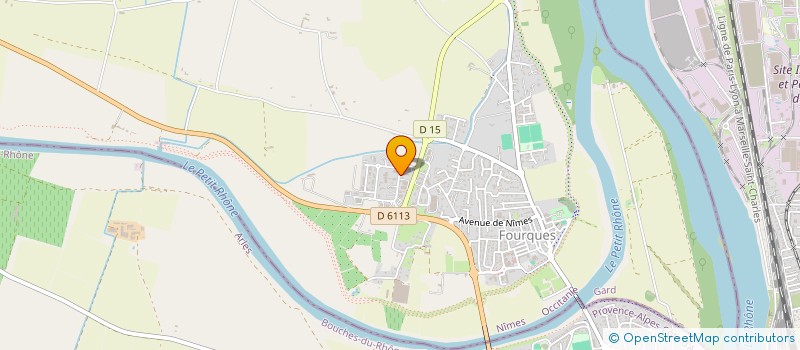 localisation de l'entreprise SCI CELESTE  FOURQUES