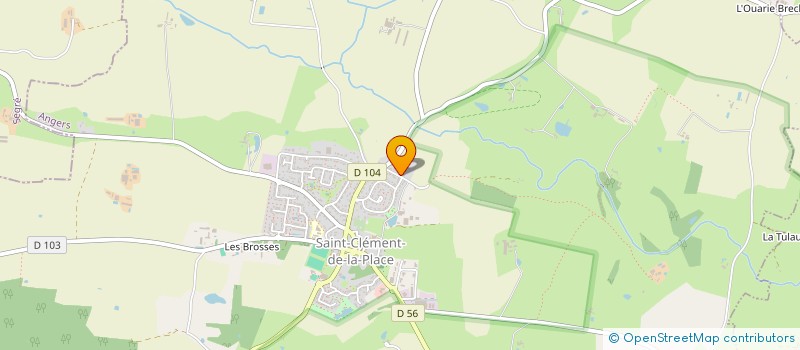 localisation de l'entreprise SCI CELESTE à SAINT-CLEMENT-DE-LA-PLACE