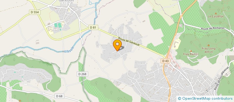 localisation de l'entreprise SCI CELESTIMMO  ROCBARON