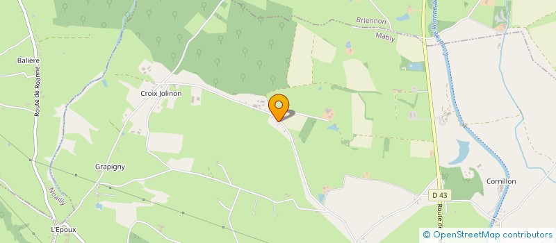 localisation de l'entreprise SCI CELESTINE  MABLY