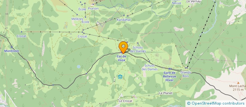 localisation de l'entreprise SCI CELESTINE  SAINT-GERVAIS-LES-BAINS