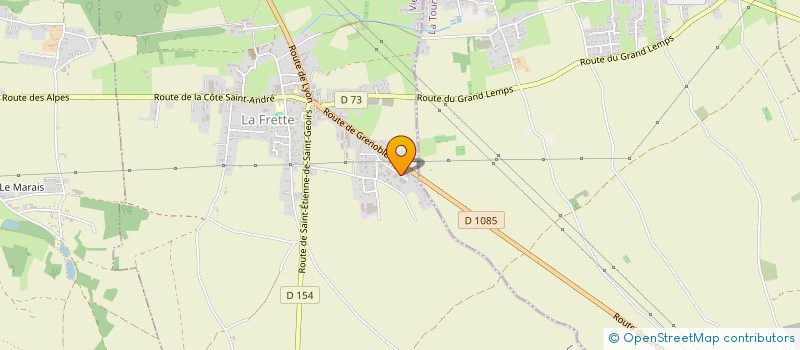 localisation de l'entreprise SCI CELESTINE  SAINT-ETIENNE-DE-SAINT-GEOIRS