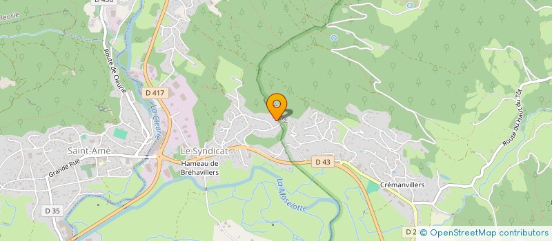 localisation de l'entreprise SCI CELESTINE DE NANCY  LE SYNDICAT