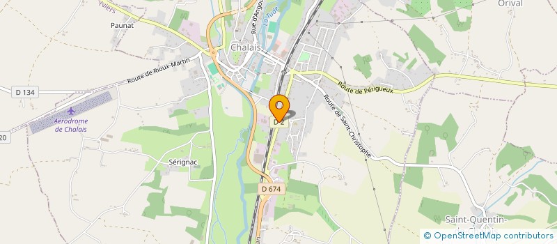 localisation de l'entreprise SCI CELESTINYL à CHALAIS
