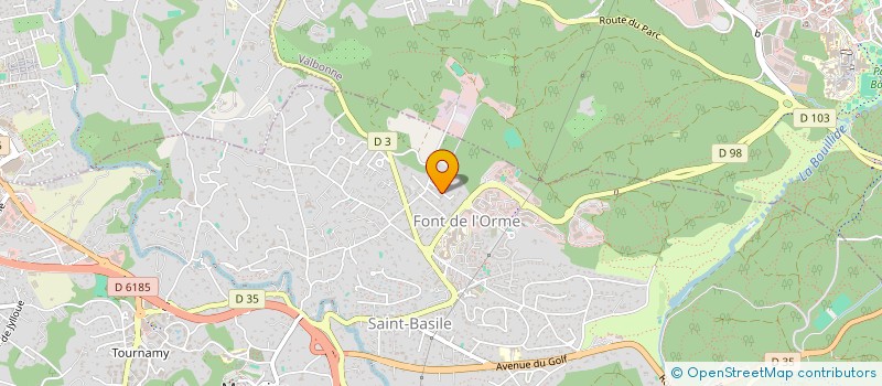 localisation de l'entreprise SCI CELETEX MOUGINS à MOUGINS