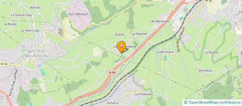 localisation de l'entreprise SCI CELETTE  SAUVESSANGES