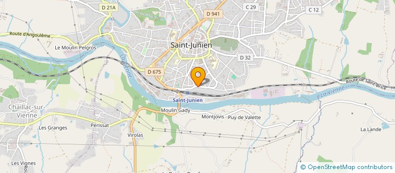 localisation de l'entreprise SCI CELFLO à SAINT-JUNIEN