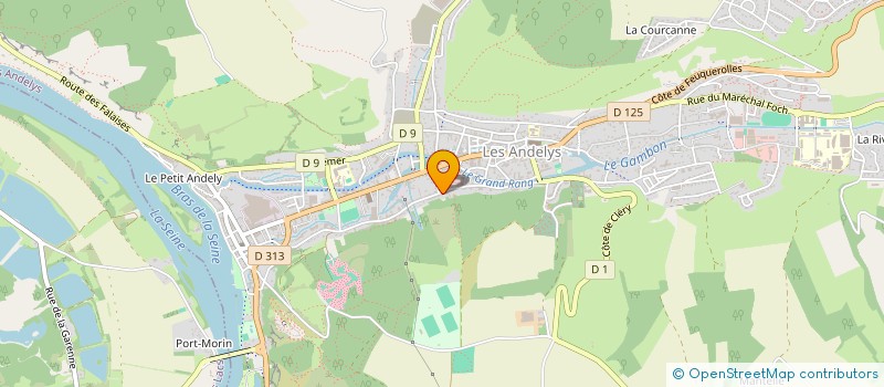 localisation de l'entreprise SCI CELFRAN à LES ANDELYS