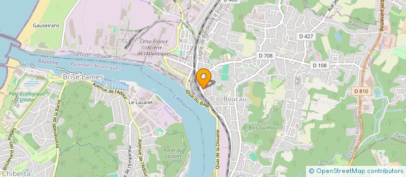 localisation de l'entreprise SCI CELHAY  BOUCAU