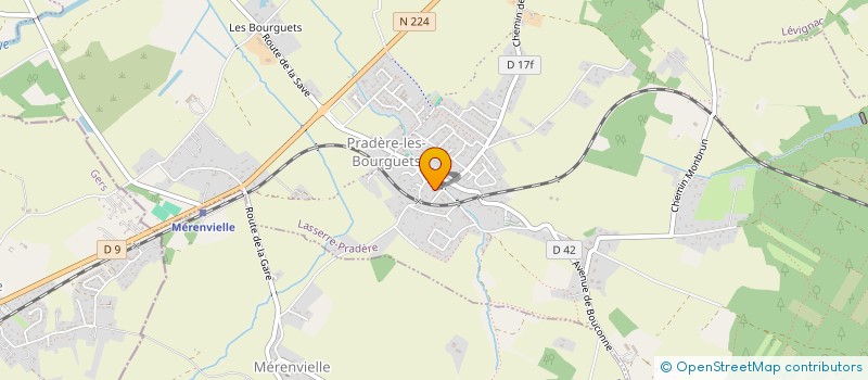 localisation de l'entreprise SCI CELHEN  LASSERRE-PRADERE