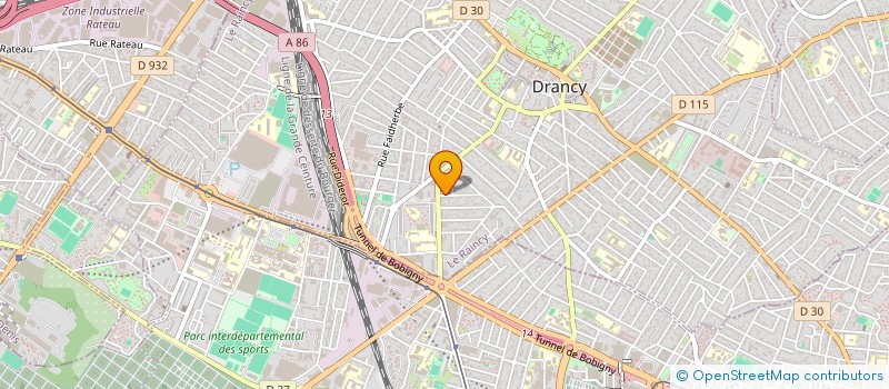 localisation de l'entreprise SCI CELIA  DRANCY