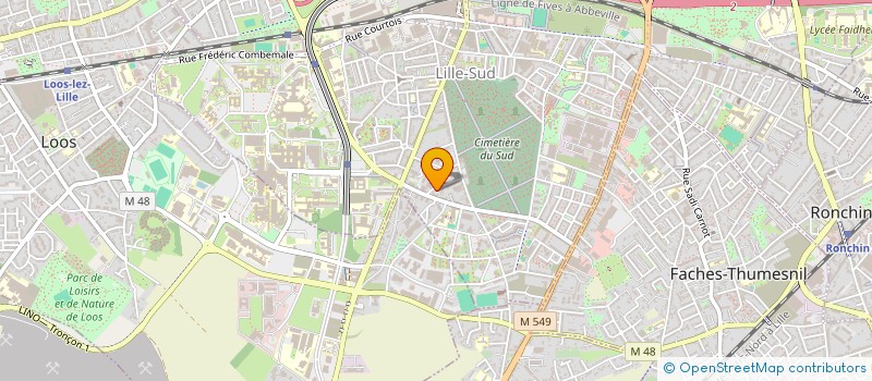 localisation de l'entreprise SCI CELIA à LILLE